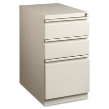 Mobile Pedestal File, B/B/F,15"x19-7/8"x27-3/4", Putty