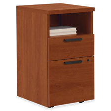 Mobile Pedestal, 15-3/4"x18"x28", Cognac