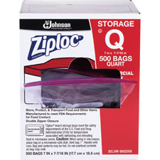 BAG'ZIPLOC STORAGE QUART