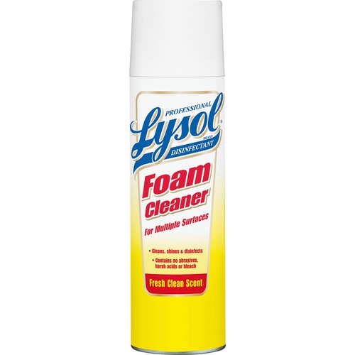 Disinfectant Foam Cleaner, Deodorizes, 24 oz, 12/CT