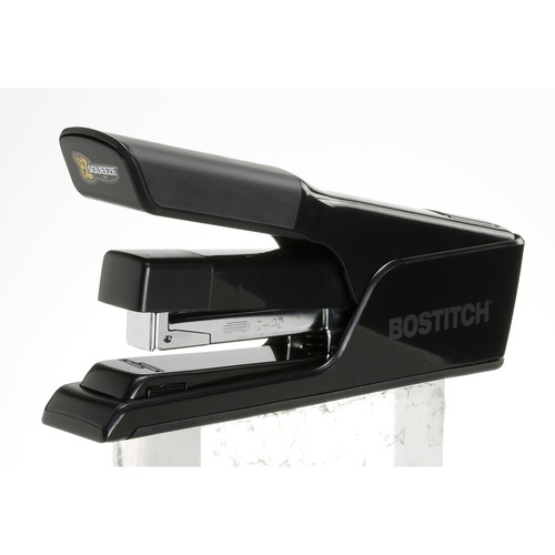 Desk Stapler, Flat Clinch, Fast Load, 40 Sheet Cap., BLK