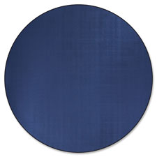 Traditional Rug, Solids, 6' Round, Blue