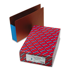 Extra Wide File Pocket, 5-1/4" Exp, Letter, Blue