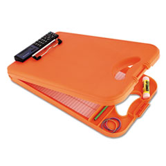 Storage Clipboard w/Calculator, 1/2" Cap, Orange