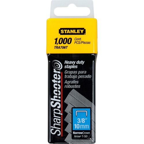 Heavy-duty Staples,3/8"W,3/8"L,84 Staples/Strip,1000/BX
