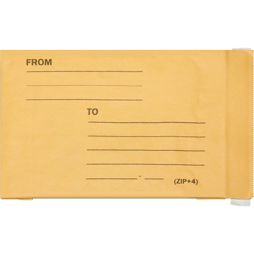 Cushioned Mailer, No.0, 6"x10", 250/PK, Kraft