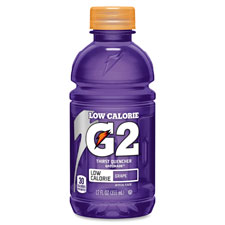Gatorade G2 Grape Sports Drink, 12oz., 24/CT, Purple
