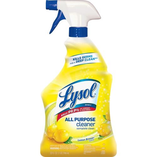 Disinfectant Cleaner,All-Purpose,32 oz, 1/EA, Lemon Scent