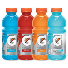 Gatorade, Fruit Punch, 20oz, 24/CT, Red