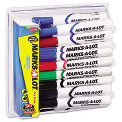 Dry Erase Markers Combo Pack, Chisel/Bullet Pt, 24/PK, AST