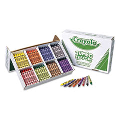 Jumbo Crayons, Nontoxic, 200/BX, Assorted