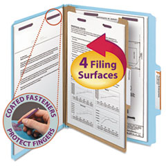 Classification Folders, 1 Dvdr, 2" Exp., Letter, 10/BX, BE