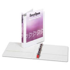 Slant D-Ring Binder,w/Sheet Lifter,4" Cap.,11"x8-1/2",WE