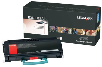 Genuine OEM Lexmark E360H21A High Yield Black Toner Printer Cartridge (9000 page yield)