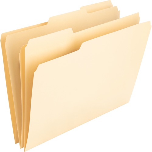 File Folders,1-Ply,11Pt.,1/3 Cut Asst. Tab,Letter,100/BX,MA