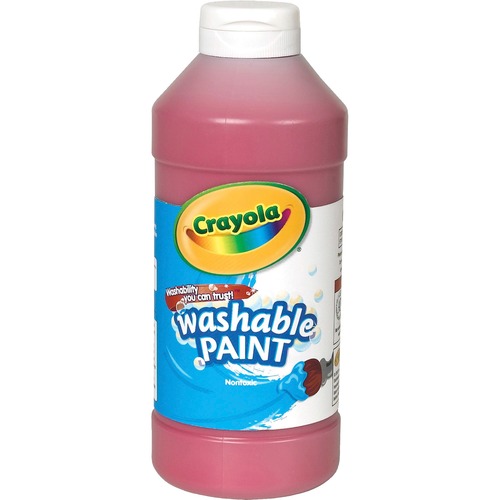 Crayola Washable Paint, Squeeze Bottle, 16 Oz, Red