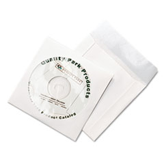 CD/DVD Sleeves,Moisture/Tear Resistant,4-7/8"x5",100/PK,WE