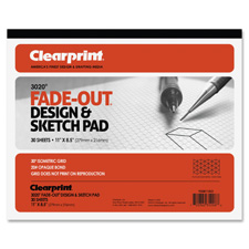 Grid Paper Pad, 20lb., 30Degree Isometric,8-1/2"x11",30 SHT