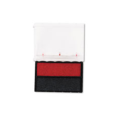 Replacement Pad, f/E4850L Micro Date Stamp, Blue/Red