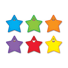 Accents, Star Smiles Classic, 5-1/2" Tall, 36/PK, Multi