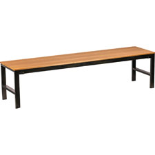 BENCH,OUTDOOR,TEAK