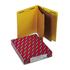 Classification Folders,2" Exp,Fasteners,Letter,10/BX,Yellow