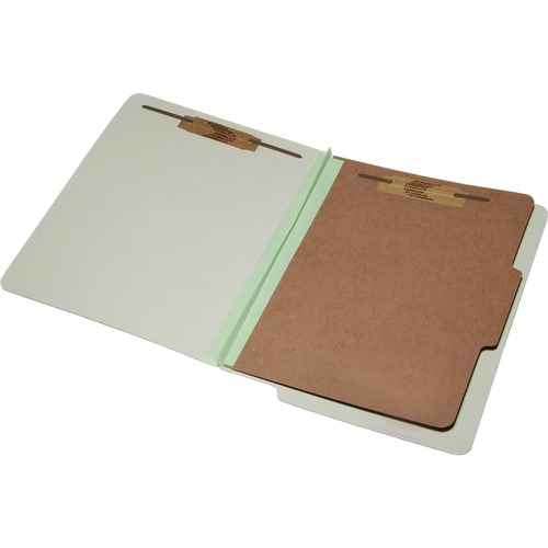 Classification Folder, End-Tab, 4-Part, Ltr, 1-Div, LGN