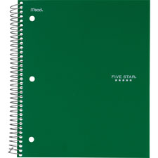 NOTEBOOK,FS,5SB,8.5X11.5,GN