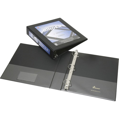 View Binder, D-Ring, 1-1/2", Black