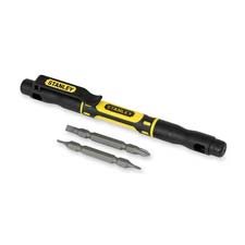 4-in-1 Pocket Screwdriver, Slip Resistant, Black/Yellow