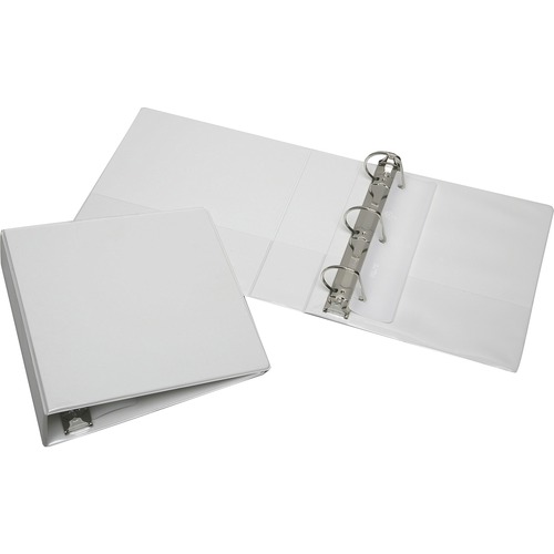 Slant D-Ring View Binder, 2-1/2" Capacity, White