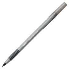 Round Stic Pen,Comfort Grip,Nonrefill,1.2mm,18/CT,BK Ink