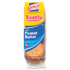 Crackers, Peanut Butter, Toasty, Lance, 24/BX