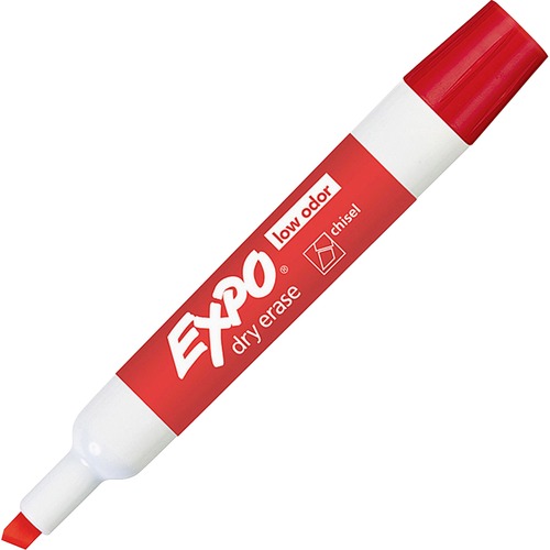 Dry-erase Markers,Chisel Point,Nontoxic,Red