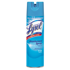 Disinfectant Spray, Lysol, Fresh Scent, 19 oz., 12/CT