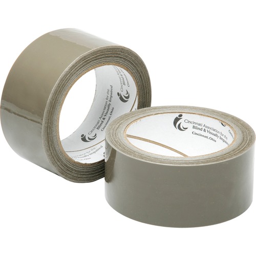 Packaging Tape, 3.1mil, 3" Core, 2"Wx60 Yards,Tan