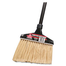 MaxiPlus Pro Angle Broom,13" Head, 48" Handle, BK