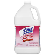 Lysol No Rinse Sanitizer, 1 Gal, Clear