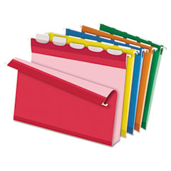 Box Bottom Hanging Folders,w/Ready Tabs,Ltr, 20/BX, AST