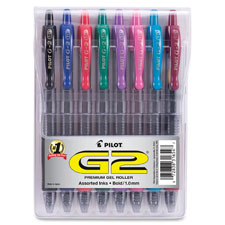 PEN,GEL,G2,1.0MM,8PK POUCH