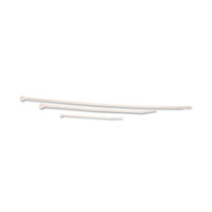Cable Ties, Nylon, 50 Lb., 8"x3/16", 1000/PK, Natural