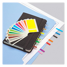 Small Page Flags, 3/16"x1", Red