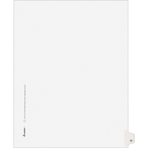 INDEX,SD,LTR,WHT,25,25/PK