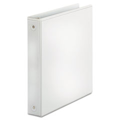 Round-Ring View Binder,11"x8-1/2",1-1/2" Capacity,White