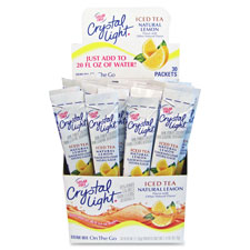 Crystal Light Sticks, Sugar-free, 30/BX, Iced Tea