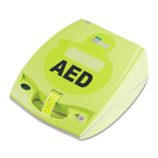 AED Plus Defibrillator Package, CPR Padz, Lime