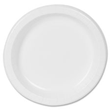 PLATE,PAPER,6",100/PK,WH