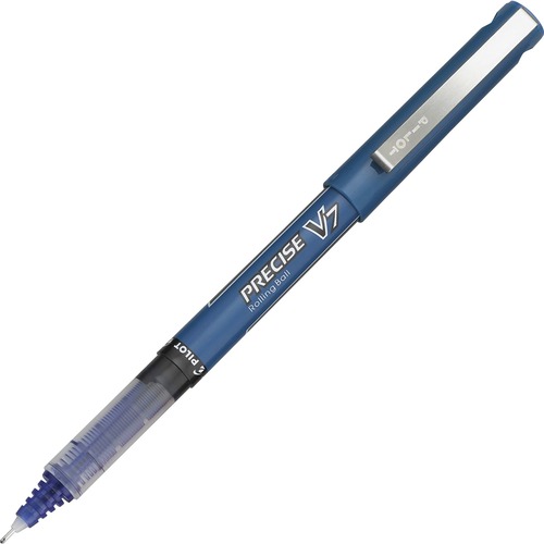 Roller Ball Pen, Nonrefillable, .7mm,Fine, Blue