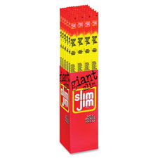 Slim Jim Meat Snacks, Giant, .97 oz., 24/BX